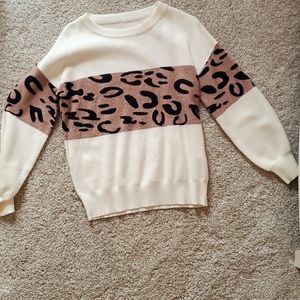 Amazon fashion leopard print sweater
